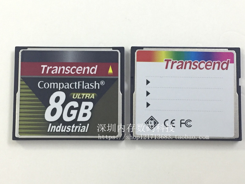 Original installation See TS8GCF100i Transcend 8G CF Industry Level CF Card Width SLCC ECC