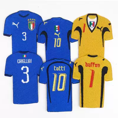 Italian team football souvenir Buffontotti mini Jersey new Piero Pirlo pendant decoration