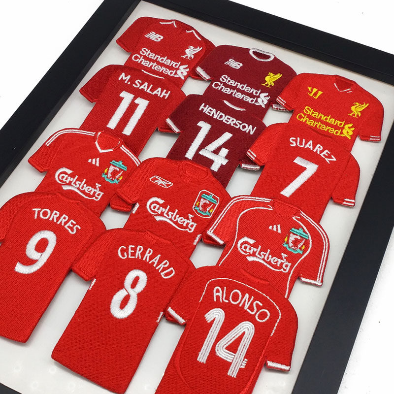 Liverpool fans gift Salah mini jersey Gerrard football gift Mane Torres pendant