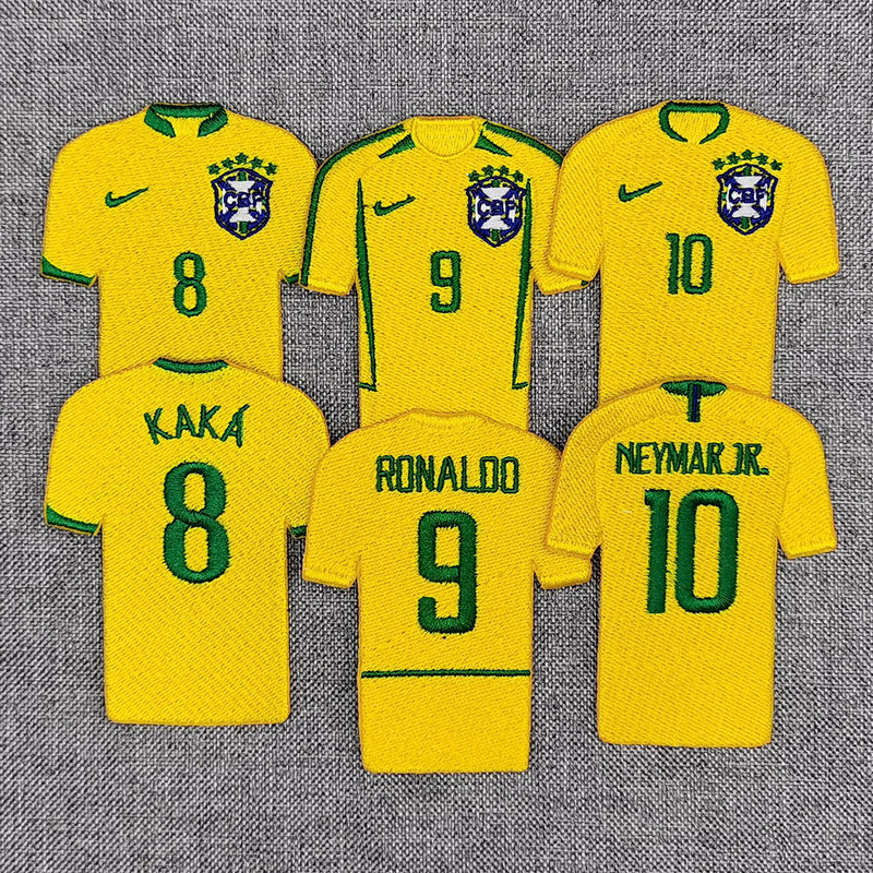 Football theme gifts Brazil team Neymar fan supplies Mini jersey custom big Luo Little Luo Kaka peripheral
