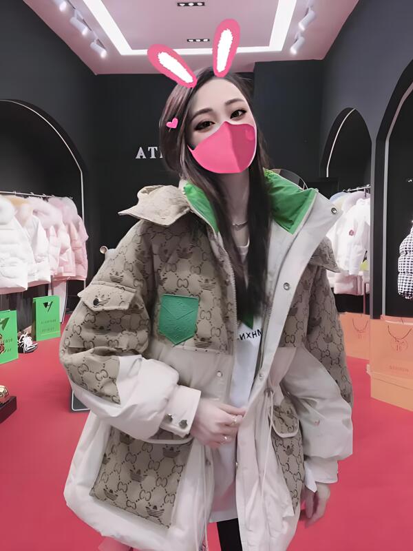 European-Style High-End down Jacket for Women, 2026 Winter New Model, Fleece-Lined and Thickened, White Duck down Fabric, Mid-Length Coat