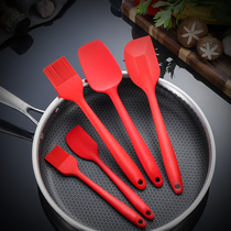 Silicone scraper oil brush set integrated snowflake crisp nougat cream mixing knife home oven baking tool