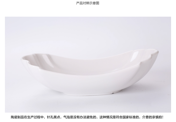 Sứ sáng tạo Sáng tạo gốm trắng Bộ đồ ăn Phoenix bát trái cây Salad Salad hình khách sạn bát súp bát bát bộ chén đĩa