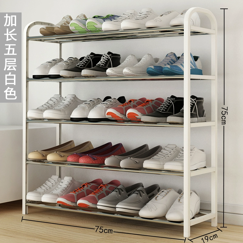Kệ giày kinh tế gia đình tủ giày nhỏ cửa nhỏ bên ngoài hành lang lối đi ký túc xá cá nhân giá giày hẹp phần - Kệ kệ trang trí phòng ngủ