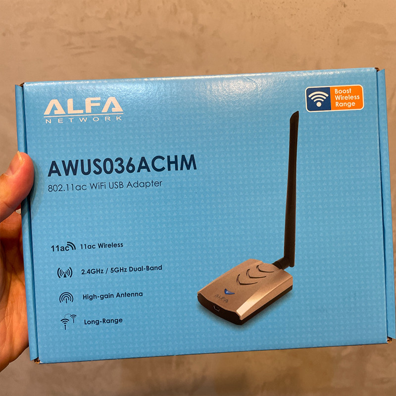 【新品 未開封】ALFA AWUS036ACHM by Kali Linux Alfa awus036achm mt7610 802.11acネットワークカード、mac kali Linux