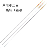 Reed running lead fish floating small three eyes flying lead drift self-reliance floating floating bottom fishing black pit competitive rogue floating lead buoy