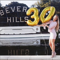 36 inch large aluminum foil balloon Number 09 Gold Silver wedding celebration birthday party supplies scene decoration layout