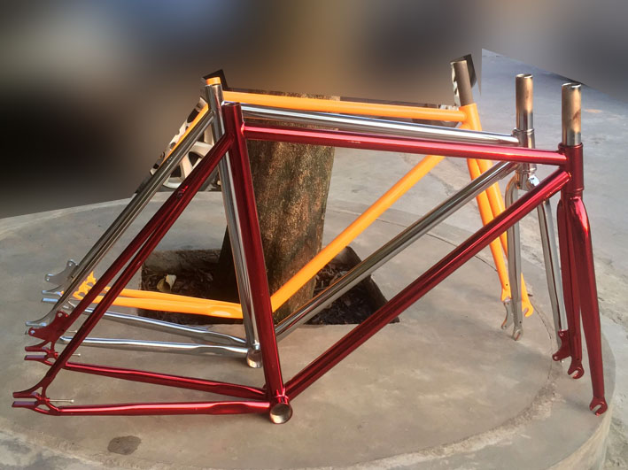 700c Dead Flying Road Bike Chrome Molybdenum Steel Frame Chrome Molybdenum Steel Front Fork 520 High Disc Brake C Brake Version Two 3 Colors