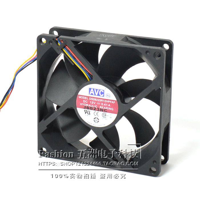 AVC 9025 9cm cm 4 stitch pwm temperature-controlled speed hydraulic bearing CPU heat dissipation chassis fan-Taobao