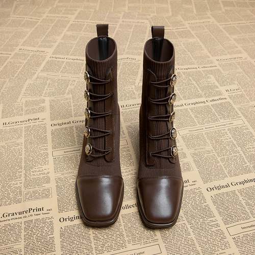 Martens, осенние короткие сапоги, эластичные носки, удобная обувь