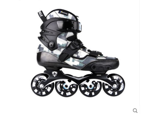 Flying Eagle Camouflate Curly FrifttcamoLE Wheels Skating Shoes Professional Carbon Slim Flowers Shoes Brake FSK Adult SKATE SHOES