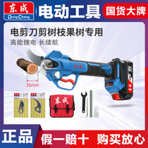 Dongcheng rechargeable electric fruit tree pruning shears lithium battery pruning branches fruit tree special electric shears electric branch shears Dongcheng