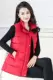 Trung niên và tuổi già mùa thu và mùa đông phụ nữ xuống áo vest cotton cỡ lớn