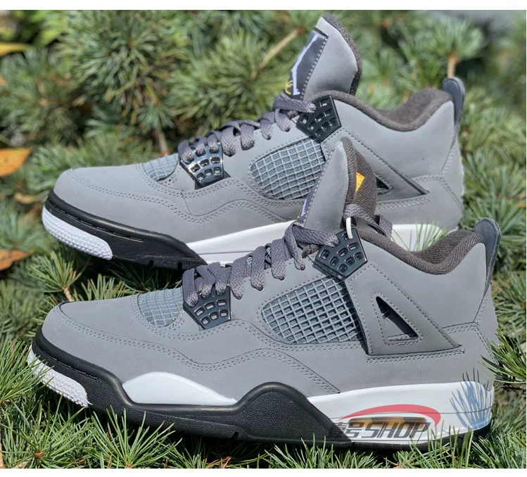 Nickname Air Jordan 4 Cool Grey AJ4 Cool Gray Grey Giày bóng rổ 308497-007 - Giày bóng rổ