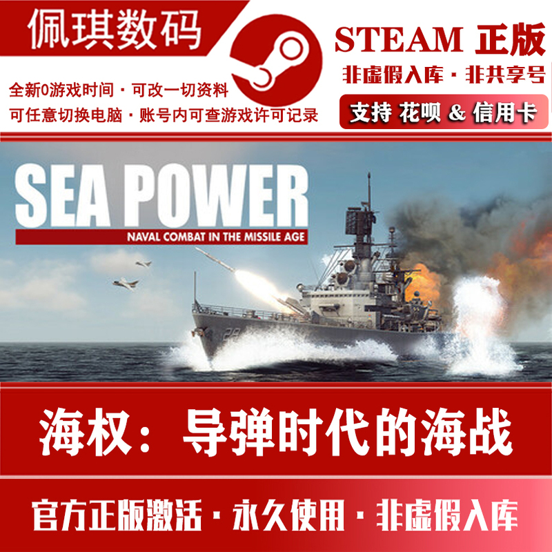 Pc Chinese Version Steam Genuine Game Sea Power (海权/海上力量) Brand New Account