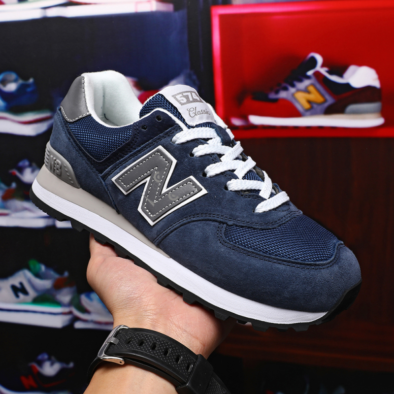 Authentic New Balance 574 Men's Shoes Casual Shoes Sports Shoes Running Shoes 26 New Models Couple Autumn and Winter Versatile Trendy Shoes