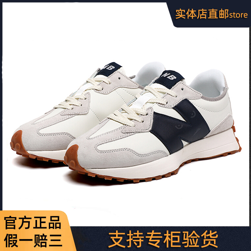 New Balance 327 Casual Shoes, Slim Fit, Autumn and Winter Sports Shoes, Authentic 2026 New Men's Trendy Shoes