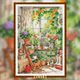 Cross stitch 2026 ຫ້ອງຮັບແຂກແບບໃຫມ່ຫ້ອງນອນຫ້ອງໂຖງທາງເຂົ້າແນວຕັ້ງພູມສັນຖານງ່າຍດາຍ