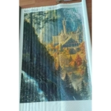 [ZZ4985-Rivendell] Вышивка крестом 2024, новый стиль, ручная работа для гостиной, большой пейзаж, картина в европейском стиле