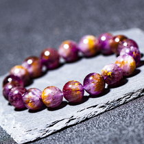  Pick up leakage green hair crystal hair cats eye effect bracelet for men and women aurora 23 purple titanium crystal crystal bracelet lucky transfer beads