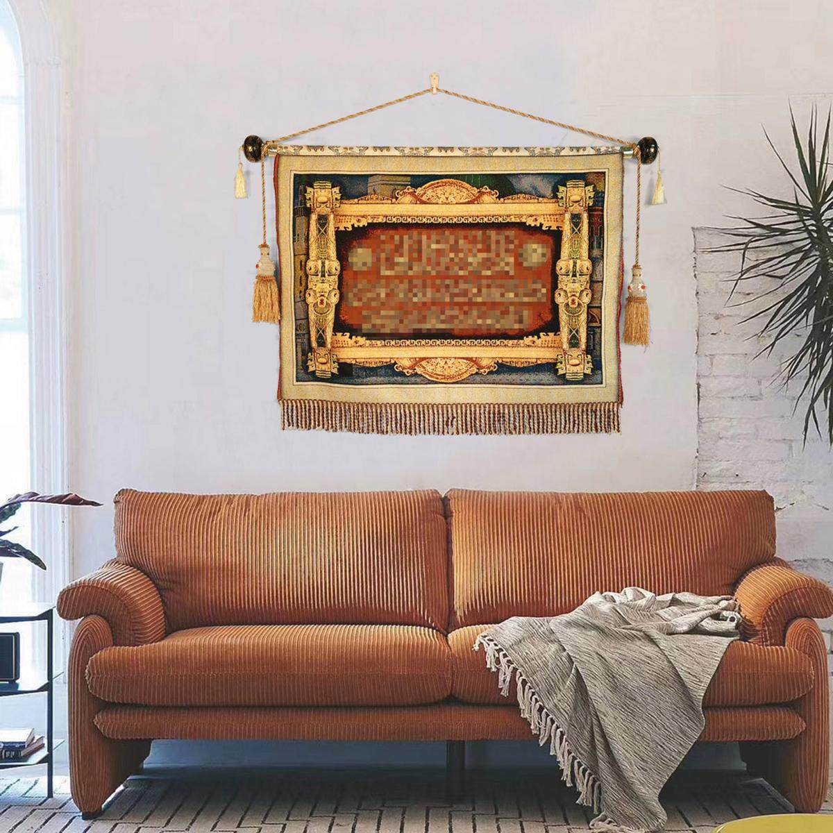 新しい織物と生地、アラビアのタペストリー、イスラムの壁画