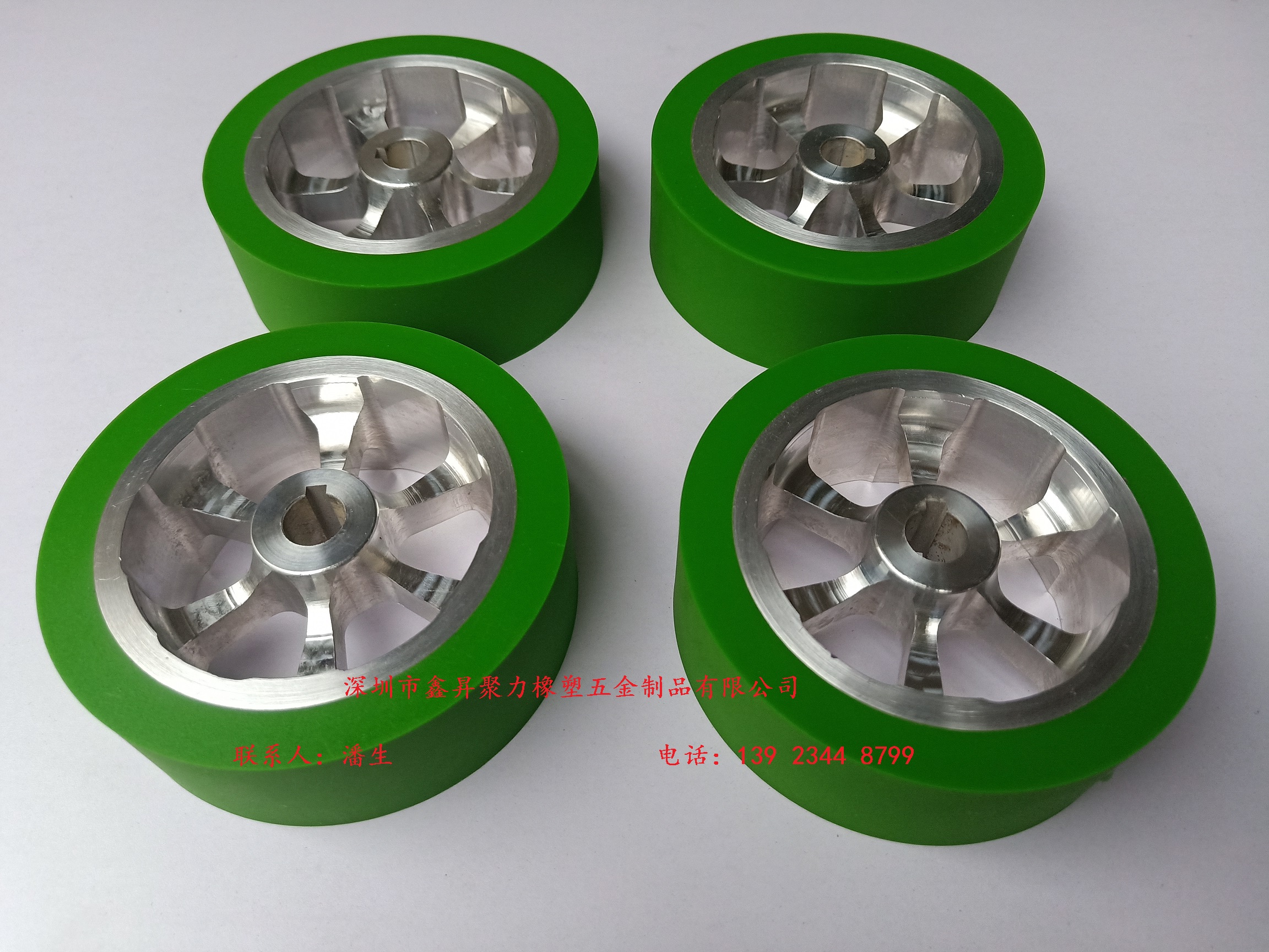 Custom wear resistant pressure resistant rubber wheel coated rubber transmission wheel pressure belt wheel electric pile high machine wheel friction rubber wheel coated rubber retouching wheel