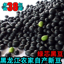 20 years of new farmers produce black beans Northeast small black beans New beans Green heart green core black bean grains Heilongjiang