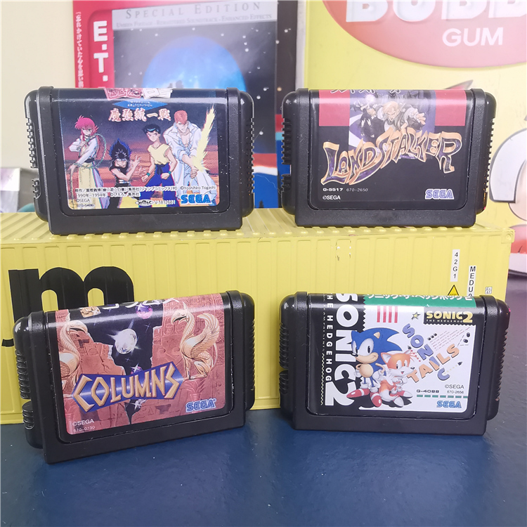 Sega Ghostbusters Gem Block Retro Game Cartridge Mini Model Toy Collectible