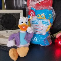 American retro 2001 M remember Madondang antique toy plastic face Donald duck plush doll