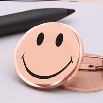 Smile star badge smiley face custom-made high-end pin custom design custom technician brooch magnetic suction company