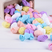 10 strips of childrens candy socks men and women baby newborn baby socks summer thin transparent stockings anti mosquito socks