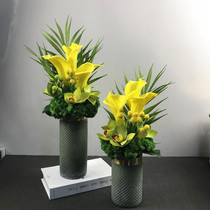 Nordic modern new Chinese simulation floral set sales model room coffee table kitchen bathroom soft decoration pendulum