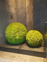 New Chinese style immortal moss ball rockery stone landscape model room sales department water hotel restaurant space decoration