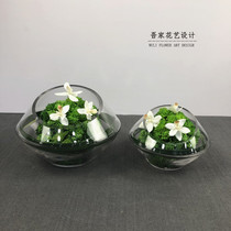 Modern simulation floral water set Model Room Hotel Home overall finished floral desktop jewelry ornaments