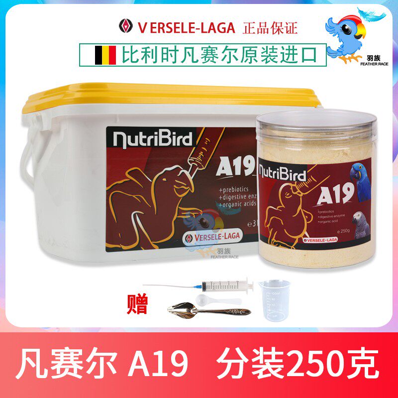 Original Belgian Vancel A19 Parrot Milk Powder Parrot Young Bird 0 Day Young Bird High Fat 250g