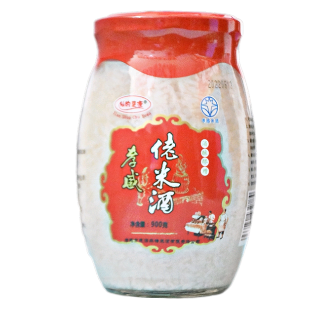 Hubei Xiaogan specialty rice wine Xiaowei rice wine 900g bottled ເຂົ້າໜຽວເຫຼົ້າແວງ fermented confinement rice wine lao rice wine