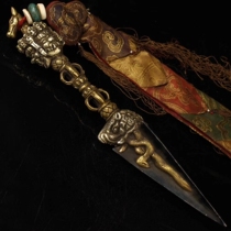 Guyi Xuan old pure copper pure hand-made Tibetan tantric Vajra Demon