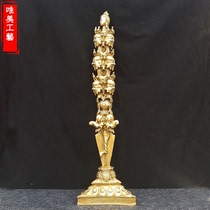 Beautiful pure copper multiplier ggs chu with base Queen jiang mo chu Diamond pout hui ji ggs chu pu ba pestle buddhism appliance