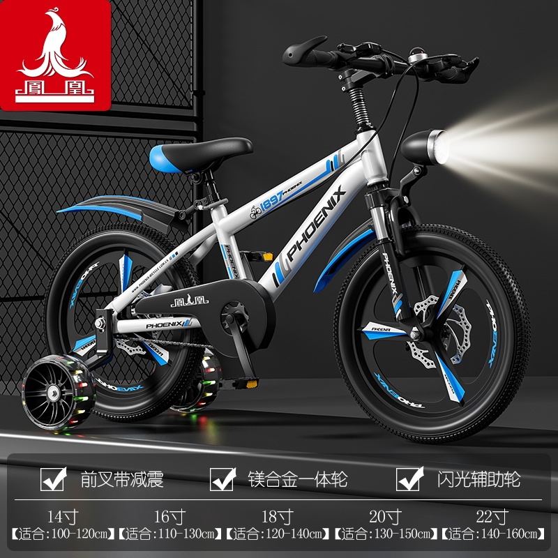 Phoenix Kidsren's Bicycle for Boys and Girls Aged 3-6, 8-10-12 Years Old, Medium and Large Kidsren's Bicycle, Kidsren's Mountain Bike Phoenix Kidsren's Bicycle for Boys and Girls Aged 3-6, 8-10-12 Years Old, Medium and Large Kidsren's Bicycle, Kidsren's Mountain Bike