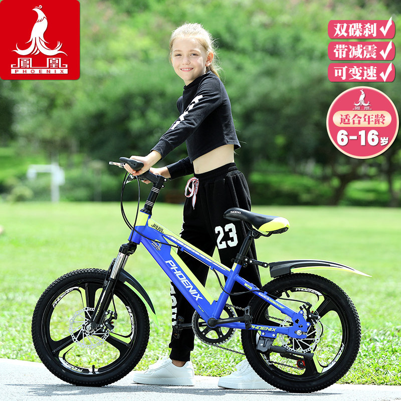 Phoenix Children's Bicycles 6-10-15 Years Old Middle School Boys and Girls Students Mountain Bikes 20 22-inch Bicycles