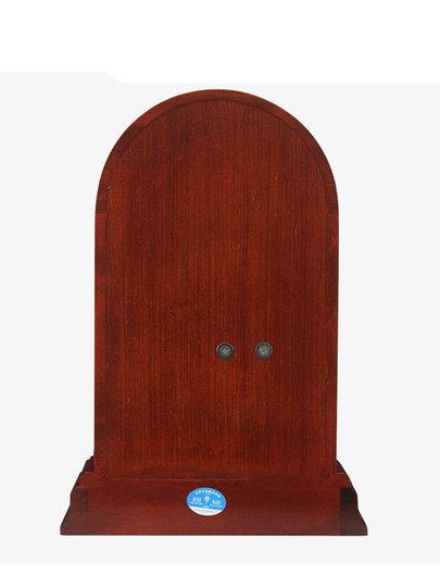 北极星复古机械座钟中堂客厅桌面台钟茶几报时钟表老式台式摆木钟