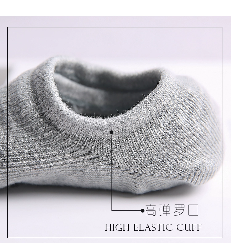 Vớ vớ của nam giới thuyền nam cotton khử mùi mồ hôi thấm vớ vô hình thủy triều nông miệng thấp để giúp mùa hè phần mỏng vớ chống trượt tất cổ ngắn