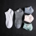 Vớ nam Vớ mùa hè Trợ giúp thấp Khử mùi mồ hôi lưới thoáng khí Ống ngắn nam Cotton thể thao Thuyền vớ nam - Vớ sợi tre tất lưới nam thông hơi Vớ sợi tre