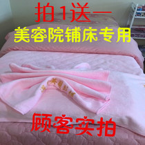 Beauty salon special bed sheets bath towels thick towels thick set water absorption non-hair wash bath towels than pure cotton water absorption