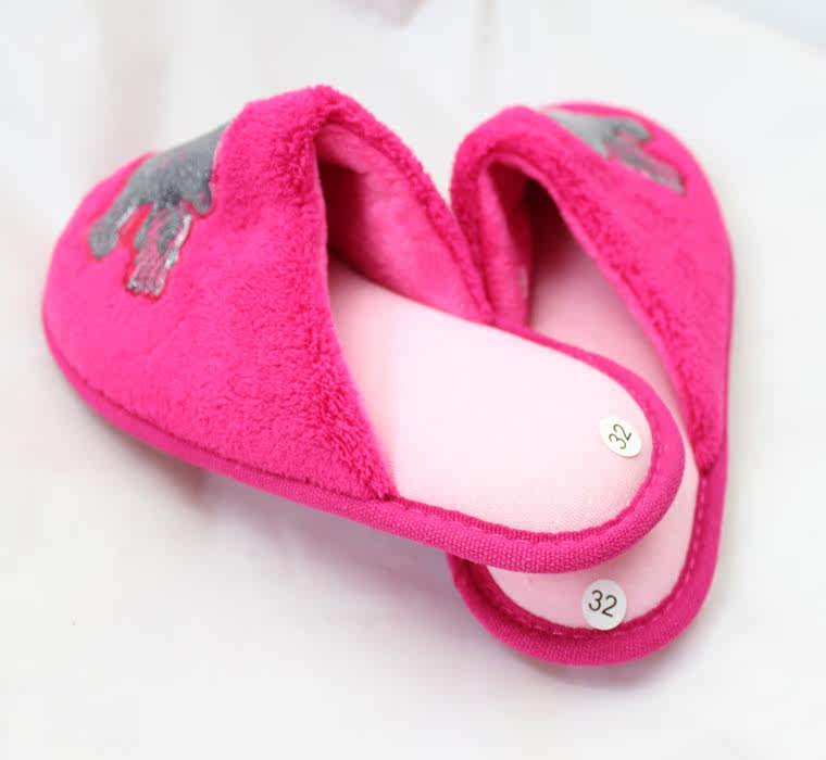 Pantoufles enfants en suède pour printemps - semelle caoutchouc - Ref 1026809 Image 8