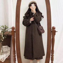 2021 Autumn Winter Temperament Thickened fur coats Womens new Hepburn Wind in the middle of a small sub-big coat