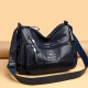 Brand Genuine Leather Large-Capacity Women's Bag 2026 New Fashion Versatile Mother Bag Casual Soft Cowhide Shoulder Crossbody Bag