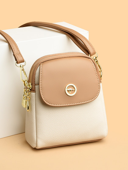 Brand Genuine Leather Crossbody Small Bag for Women 2026 New Trendy Fashion High-End Mobile Phone Bag Soft Leather Coin Shoulder Bag