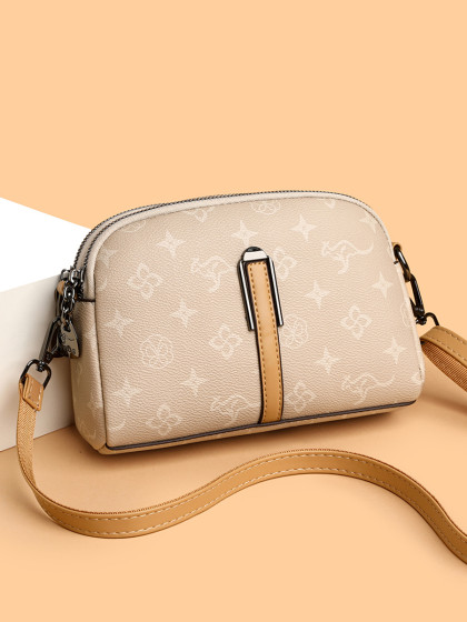 Brand Genuine Leather Mini Crossbody Bag 2026 Autumn New Versatile Women's Bag Casual Cowhide Shoulder Shell Bag