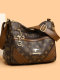 Genuine Leather Women's Bag, Large Capacity Crossbody Bag, 2026 New Fashion Multi-Layer Cowhide Shoulder Bag, Soft Leather Bag for Middle-Aged Mothers